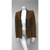 H&M Size 16 Brown Smart Jacket H&M - Size: 16 - Brown - Jacket