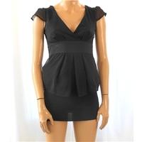 H&M Size 8 Black Party Top