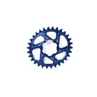 Hope - Oval Spiderless Retainer Ring Blue 34T