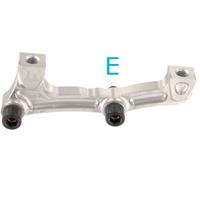 Hope Disc Brake Mounts E Silver