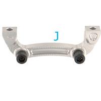 Hope Disc Brake Mounts J Silver