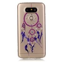Hollow High Permeability Purple Bells Pattern TPU Soft Case Phone Case For LG G5/K5