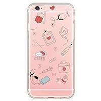 Hospital Life Pattern Soft Ultra-thin TPU Back Cover For iPhone 6s Plus/6 Plus/6s/6/5s/5/SE