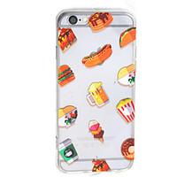 Hot Dog HD Pattern Embossed Acrylic Material TPU Phone Case For iPhone 7 7 Plus 6s 6 Plus