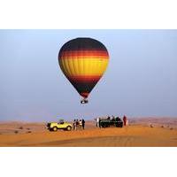 hot air balloon with gourmet breakfast and wildlife safari from dubai