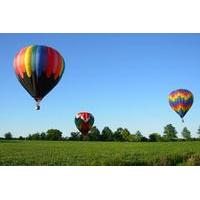 Hot Air Balloon Over Virginia Countryside