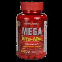 holland barrett high strength mega vitamin 100 caplets 100caplets