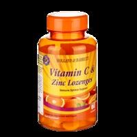 Holland & Barrett Vitamin C and Zinc 60 Lozenges - 60   Lozenges