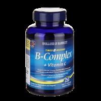 Holland & Barrett Vitamin B Complex plus Vitamin C Timed Release 250 Caplets - 250 Caplets