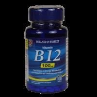 Holland & Barrett Vitamin B12 100 Tablets 100ug - 100 Tablets