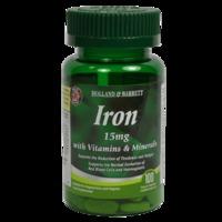 holland barrett iron 15mg with vitamins minerals 100 caplets