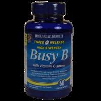 Holland & Barrett Timed Release Busy B Complex with Vitamin C 60 Caplets 500mg