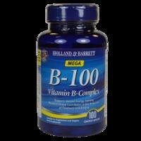Holland & Barrett Vitamin B 100 Vitamin B Complex 100 Caplets - 100 Caplets