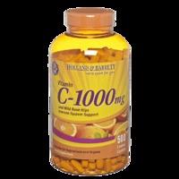 Holland & Barrett Vitamin C with Wild Rose Hips 500 Caplets 1000mg - 500 Caplets, Green