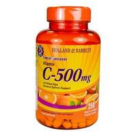 Holland & Barrett Vitamin C Timed Release with Bioflavonoids 250 Caplets 500mg - 250 Caplets