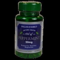 Holland & Barrett Enteric Coated Oil of Peppermint 90 Caplets 50mg - 90 Caplets, Peppermint