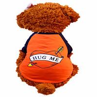 holdhoney dog shirt t shirt orange dog clothes summer animal fashion l ...