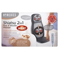 Homedics Shiatsu 2in1 Back & Shoulder Heat SBM-500H-3GB