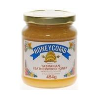 Honeycomb Leatherwood Set Honey - Tasmanian (454g)