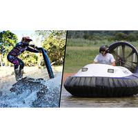 Hovercraft Racing Blast and All-Terrain DTV Shredder Experience