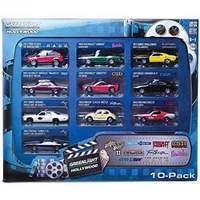 Hollywood 10-pack Model Car Set