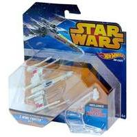 hot wheels star wars starship x wing fighter red 5
