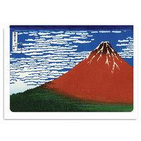 Hokusai\'s \'Morning Mount Fuji\' Greeting Card