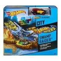 hot wheels toy city swamp raider playset car included