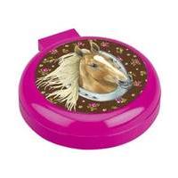 horse friends pocket brush with mirror 90336