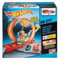 Hot Wheels City Deluxe Play Set - Speedy Pizza (bgj05)
