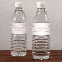 Homespun Charm Water Bottle Label