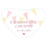 Homespun Charm Heart Container Sticker