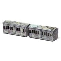 hornby r9790 derelict coaches pack of two