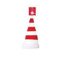Home Collection Christmas Santa Hat - Tall Stripy Deluxe