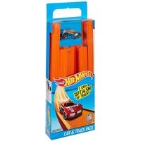 Hot Wheels 15ft Straight Track with Car