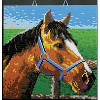 Horse Challenging Mosaic