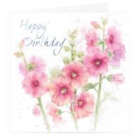 Hollyhock Card