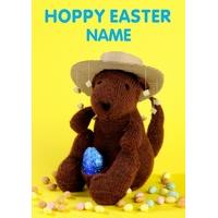 hoppy easter knit and purl card