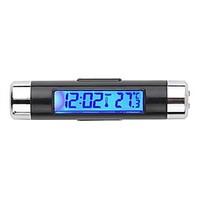 Hot Car LCD Digital backlight Automotive Thermometer Clock Calendar