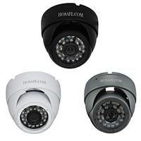 HOSAFE 960P 1.3MP Security Waterproof Metal Dome IP Camera with 24-IR LED