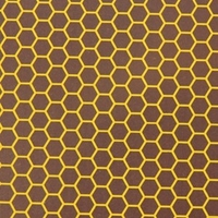 Honeycomb, chocolate transfer sheets x2