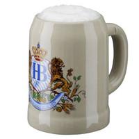 Hofbrauhaus Lion Emblem Ceramic Beer Stein 17.5oz / 500ml