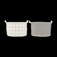 House Doctor - Squares And Stripes Laundry Bags 2 Pcs. (ls0422) /bathroom/bedr