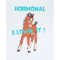 Hormonal and Lovin It - Blue By Magda Archer