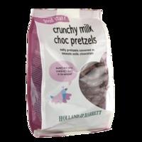 holland barrett crunchy milk choc pretzels 140g 140g