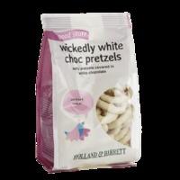 holland barrett wickedly white choc pretzels 140g 140g white