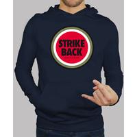 hooded sweater. strikeback lucky