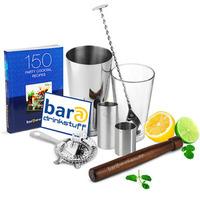 Home Cocktail Set with Cocktail Book & Irish Measures
