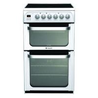Hotpoint HUE53PS 50cm Freestanding Electric Cooker in Polar White