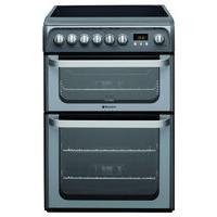 Hotpoint HUE61GS 60cm Freestanding Electric Cooker in Graphite